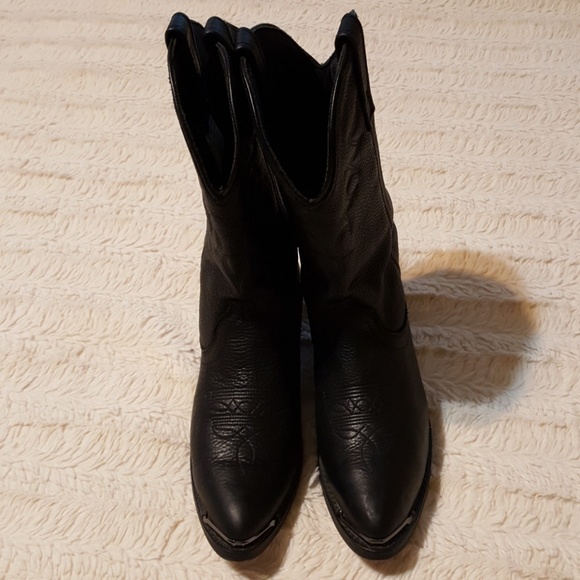 Masterson Boot Co. Black Leather Boots. Sz 6.5 - Picture 2 of 8